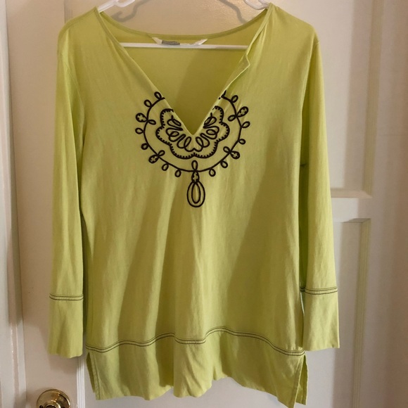 ATHLETA EMBROIDERED Top - MED - Picture 5 of 5